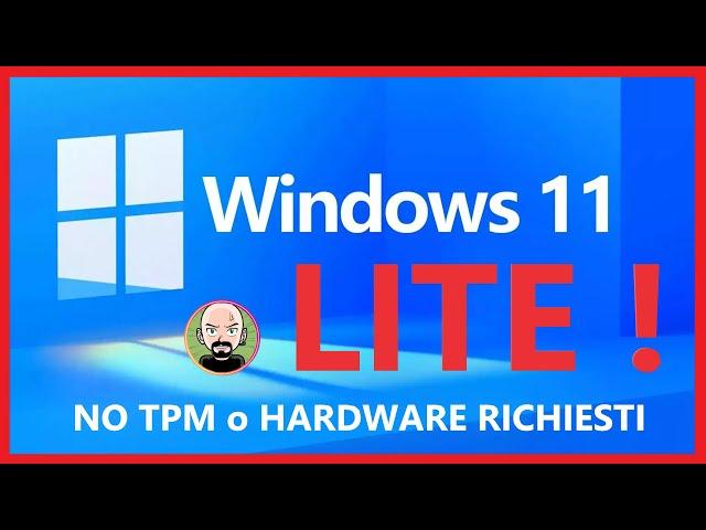 ️ La versione di Windows 11 + LEGGERA DI SEMPRE  WUBUNTU NO TPM o HARDWARE richiesti