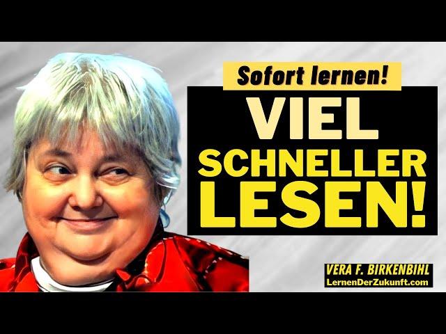 Vera F Birkenbihl | Schneller lesen lernen | Schnell lesen lernen | SpeedReading | schneller lernen