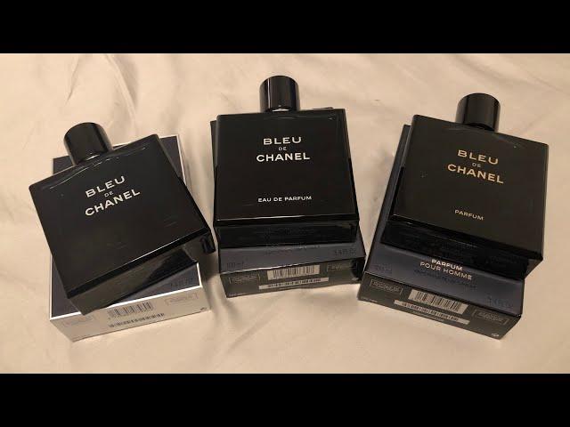 BLEU DE CHANEL EDT vs EDP vs PARFUM | which one should you get 2022