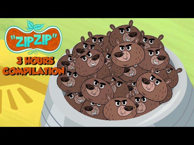 Zip Zip *Don't forget your Mitch...* 3 hours Season 2 - COMPILATION - Cartoon for kids