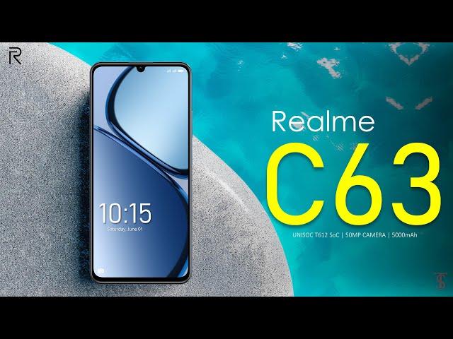 Realme C63 Price, Official Look, Design, Specifications, Camera, Features | #RealmeC63 #realme