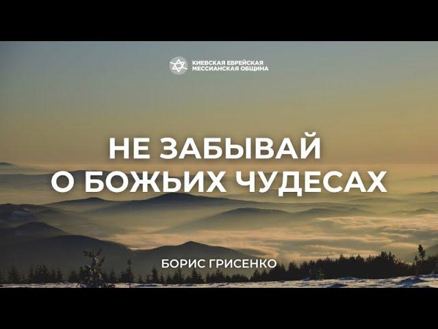 Не забывай о Божьих чудесах! | Борис Грисенко