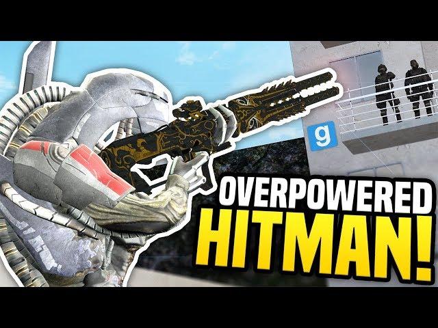 OVERPOWERED HITMAN - Gmod DarkRP | Speed Suit & OP Gun!