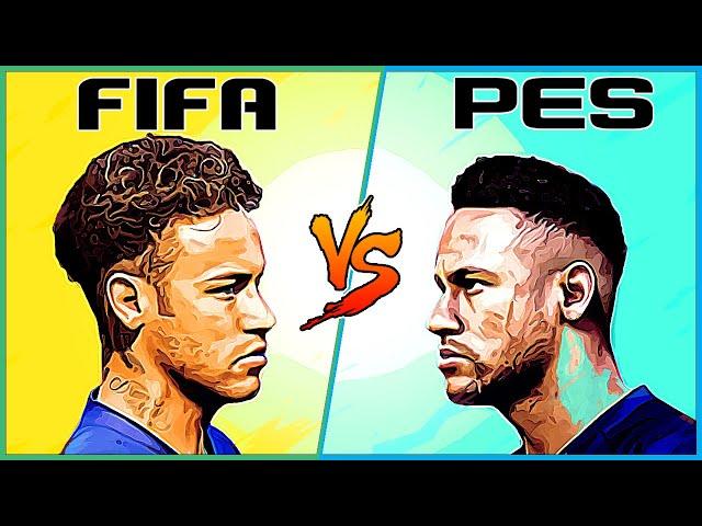 NEYMAR evolution FIFA vs PES [2010 - 2020]