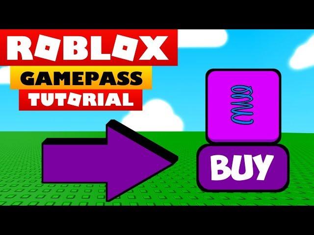 Roblox Studio Tutorial - GAMEPASS GUI