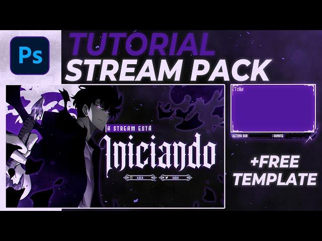 TUTORIAL STREAM PACK COM ANIME  |  TWITCH OVERLAY ANIME  [PARTE 1]