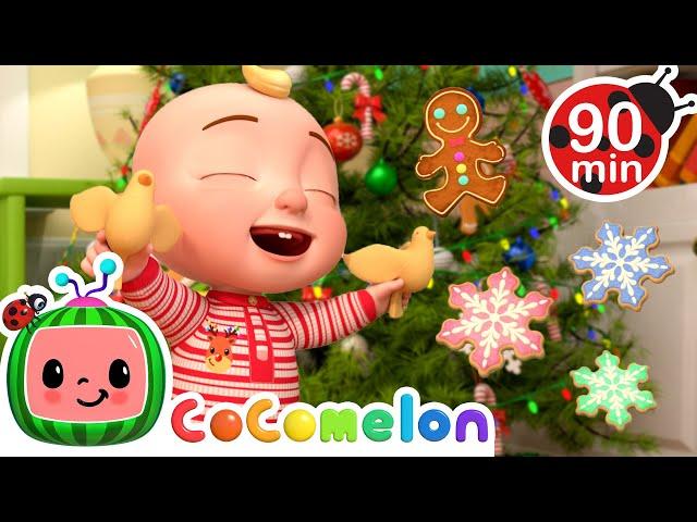 12 Days of Christmas with CoComelon!  | CoComelon Nursery Rhymes and Kids Songs | Animals for Kids