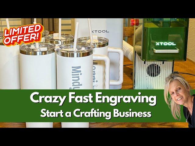 Crazy Fast Engraving / Start a Craft Business with the XTOOL F1