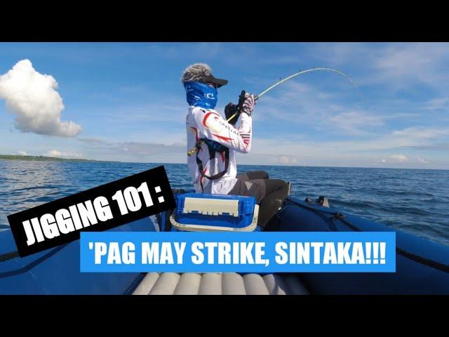 Jigging Newbie Ep. 03 | Jigging on Aqua Marina Inflatable Boat | Sintak! Para Hindi Ma-Unhook!