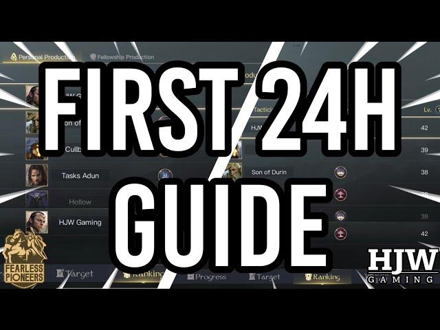 First 24h Best Start Guide 2.0! - LOTR: Rise to War 2.0 Guide