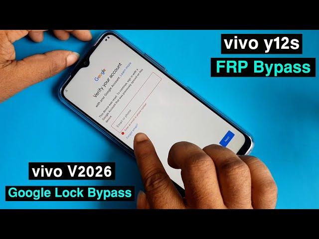 𝐕𝐈𝐕𝐎 Y12s FRP Bypass 𝐕𝐈𝐕𝐎 Y12s Google Lock Bypass | Vivo V2026 Google Lock Remove V2026 FRP Unlock |