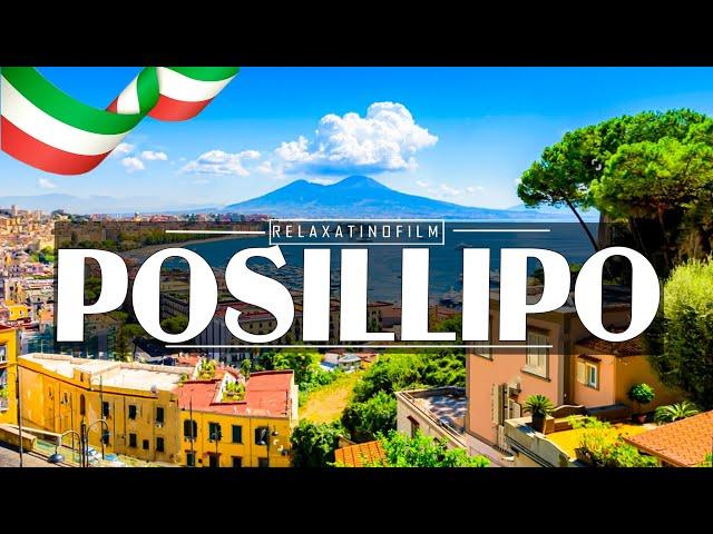 Beautiful Posillipo, Naples 4K • Relaxing Italian Music, Instrumental Romantic • Video 4K UltraHD