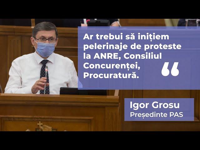 Igor Grosu, către directorul ANRE