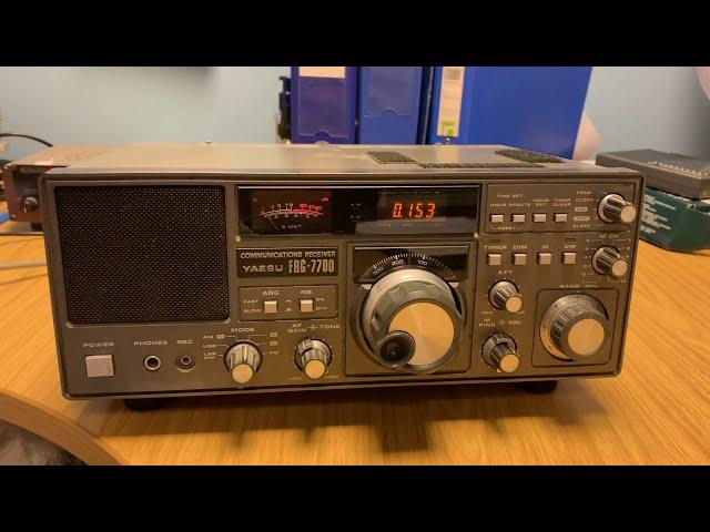 Greg of HamAndShortwaveRadio LW/MW sensitivity fix for Yaesu FRG-7700 - demonstrated!