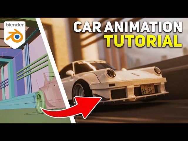 How to make a car animation in Blender | Blender Tutorial