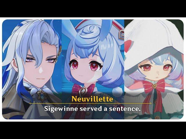 Sigewinne Committed a Crime and Served in Prison (Cutscene) Sigewinne Story Quest | Genshin Impact