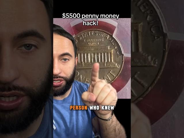 $5500 penny money hack! #moneyhack #moneyhacks #foundmoney #findingmoney #shorts