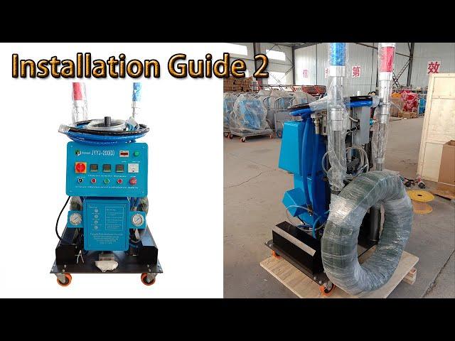 Installation Polyurethane PU Foam Spray Machine 2