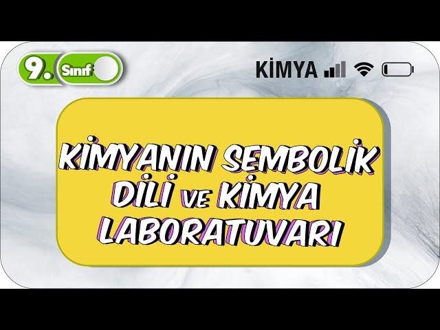 Kimyanın Sembolik Dili | Özet Anlatım | 9. Sınıf Kimya #2023