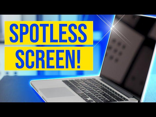 How To Clean A Macbook Screen Without Streaks | Safely Clean Your Macbook Pro Screen in 2 Minutes!