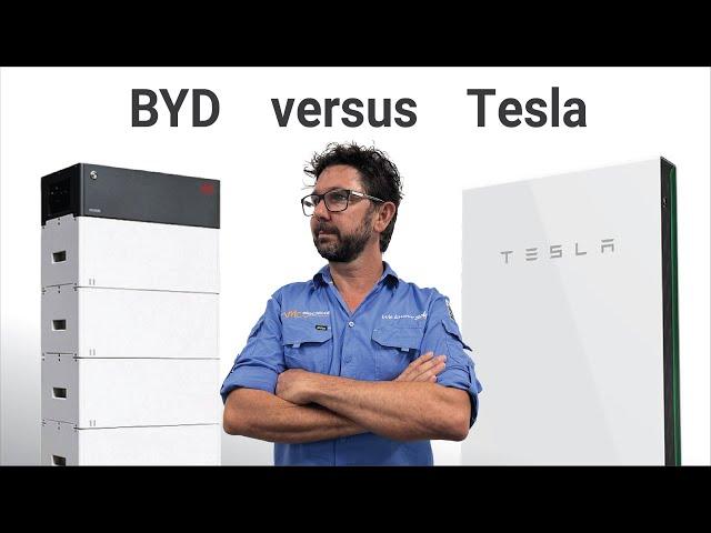 Tesla Powerwall 2 vs BYD Solar Batteries