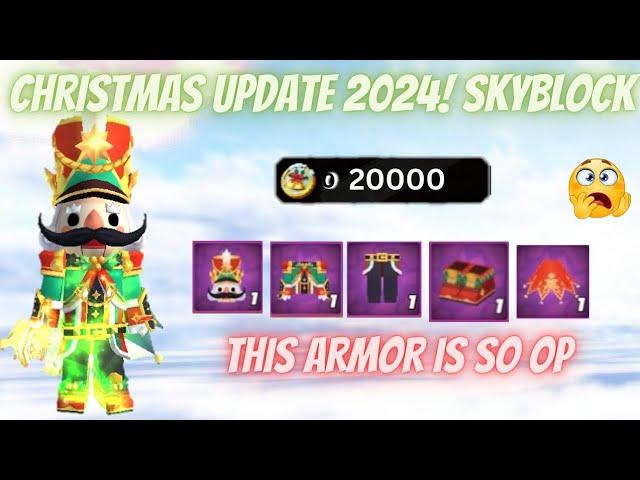 SPENDING 20K CHRISTMAS COINS IN LUCKY DRAW TO GET EVERYTHING!! SKYBLOCK BLOCKMAN GO