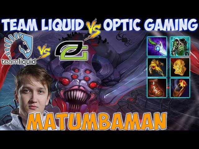 Matumbaman - Broodmother Gameplay Team Liquid vs Optic Gaming Game 2 | TI8 Main Event