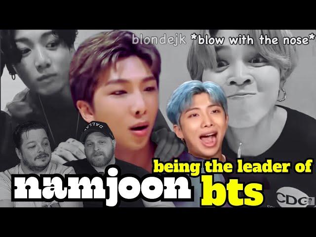 Namjoon and his children | BTS RM being a leader