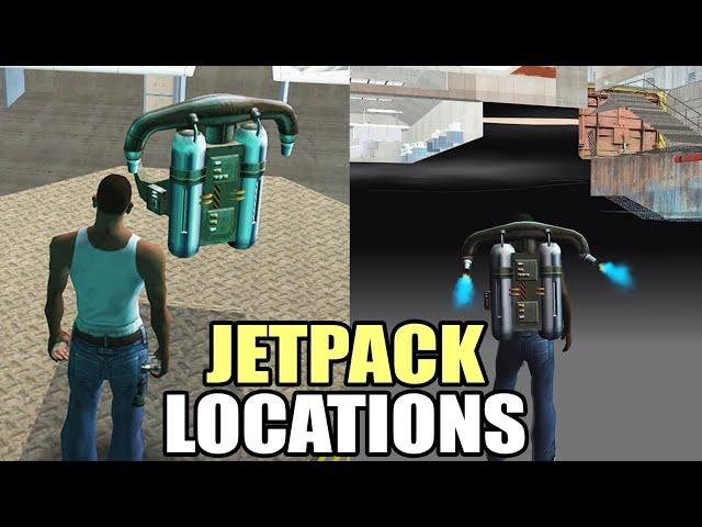 Where To Find Jetpack in GTA San Andreas (ALL LOCATIONS)