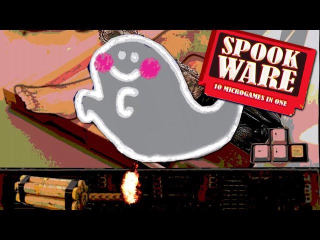 SpookWare - Spooky WarioWare Style Horror Game That Will Spook You, may have a skeleton