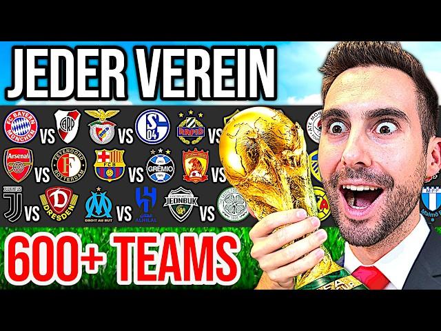 Ein Turnier mit JEDEM Verein in FC 24!!  (690 Teams)