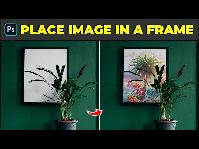 How to Put a Photo in a Frame - Photoshop Tutorial