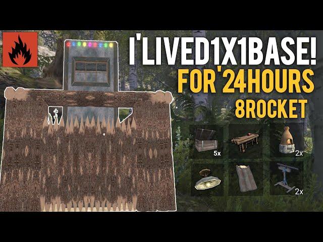 Oxide: Survival Island - I Lived In An Unraidable 1x1 Solo Base For 24 Hours - Oxide || SoloGameplay