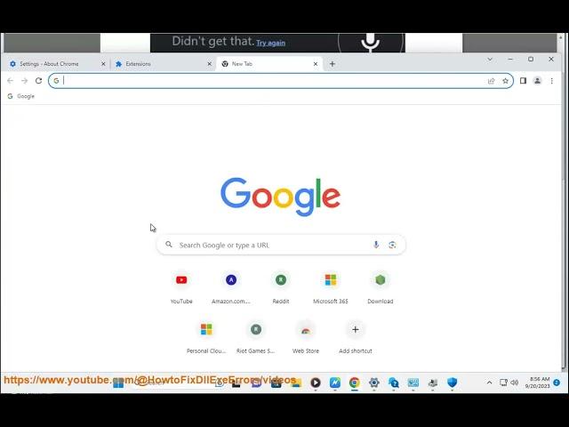 Fix Google Voice Search not working on Windows