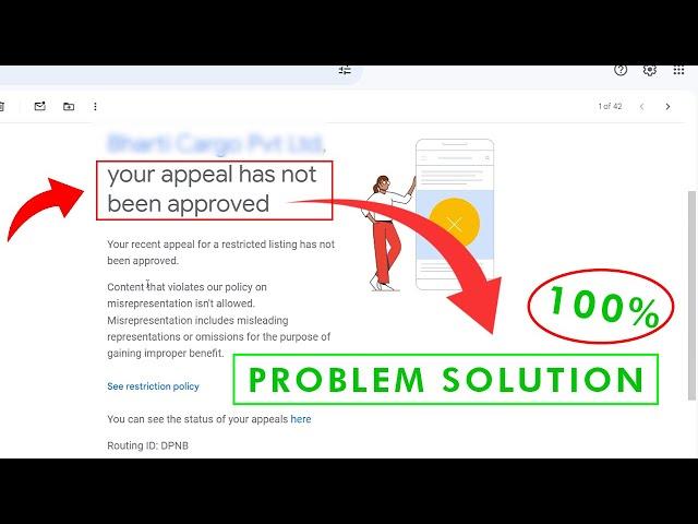 Google Business Profile Suspended  your appeal has not been approved