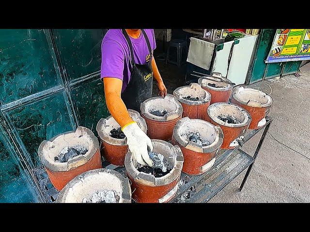 Filipino Christmas foods | Charcoal Baked Bibingka - Charcoal Baked Rice Cake