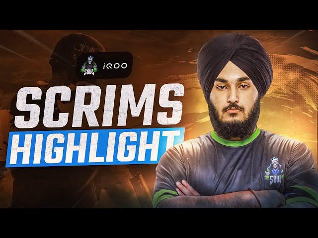 SCRIMS HIGHLIGHTS| iQOOSouLRonY ️|