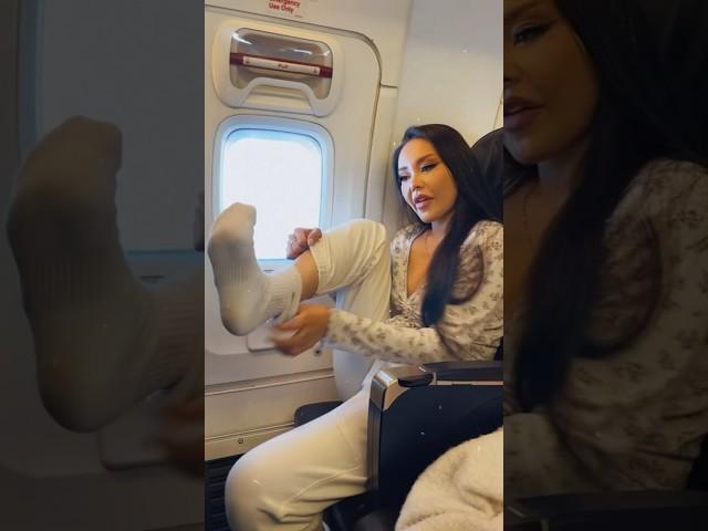 Sniffing sock in plane is something incredible #fakebody #feet #fypシ #asian #usa #socks