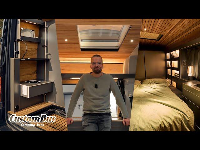 Roomtour Custom-Bus VW Crafter Camper XL Wohnmobil mit innovativem Heckbad