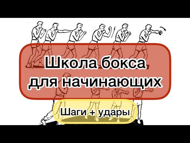 Школа Бокса.Шаги+удары.Бокс для начинающих