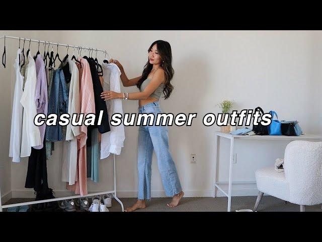 CASUAL SUMMER OUTFITS ️ | summer fashion lookbook 2021