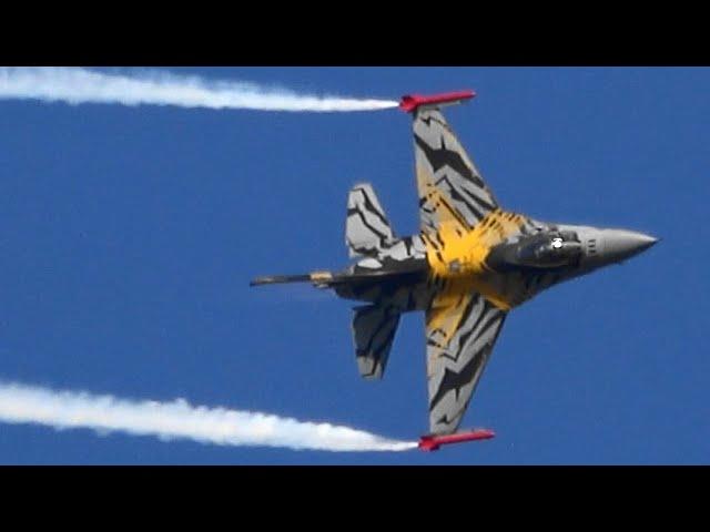 RIAT 2022 F-16 Solo Display Team Belgian Air Force