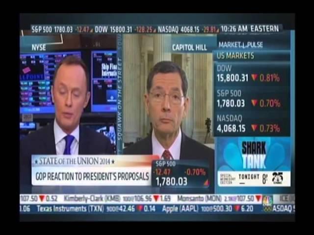 Senator Barrasso on CNBC with Carl Quintanilla