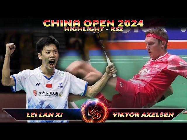 Viktor Axelsen [Den] vs Lei Lan Xi [Chn] | China Open 2024 |R23