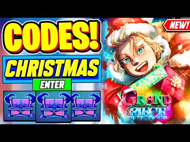 ️New️ ALL WORKING CHRISTMAS UPDATE CODES For Grand Piece Online - Roblox Grand Piece Online Codes