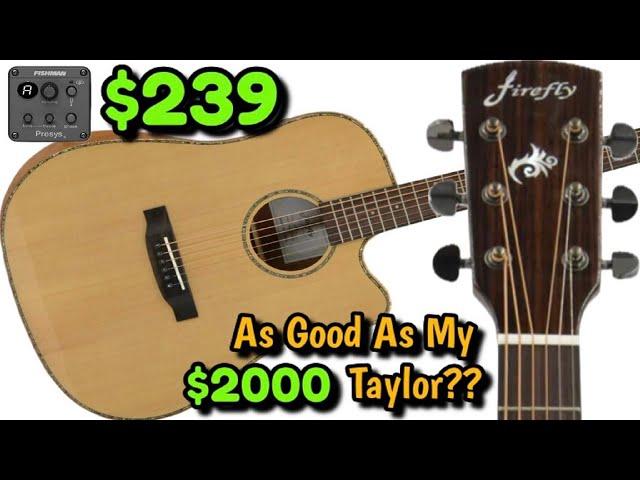 $240 Firefly Acoustic Vs $2000 Taylor 410 !!! Side By Side Sound Test!! Is There A $1700 Difference?