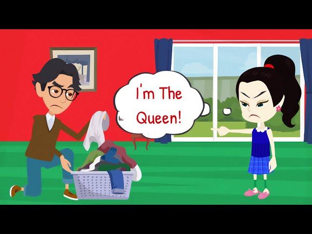 Mina Acts Like a Queen !! - Conversation in English - Mina English - English Communication Lesson.