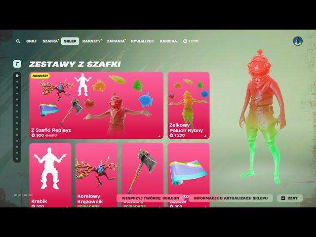 SKLEP FORTNITE 3.03.2025 *NOWY ZESTAW Z SZAFKI REPLAYZ, IKONOWE EMOTKI, JOHN WICK, MALICE, TORMENT*