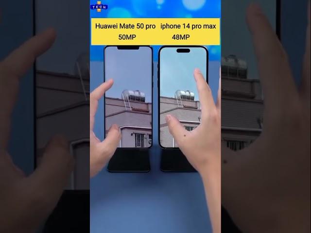 Huawei Mate 50 vs iphone 14 pro max camera test!!