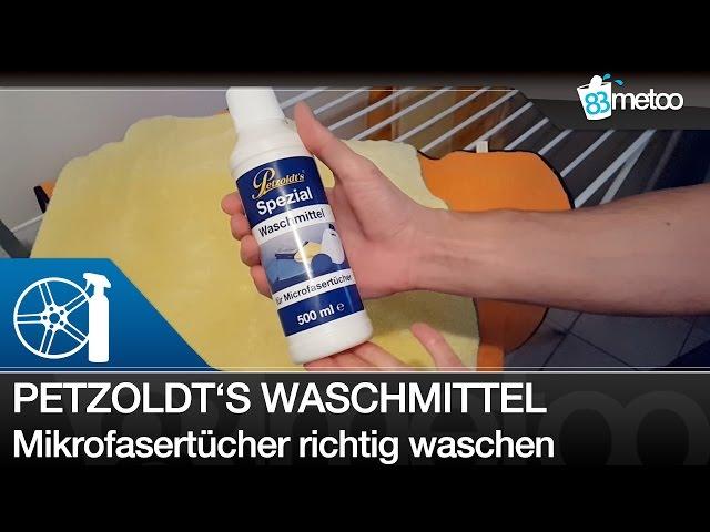 Petzoldts Spezial Waschmittel - Mikrofasertücher in der Waschmaschine richtig waschen - 83metoo